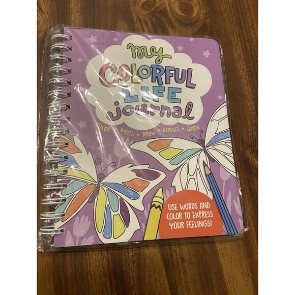 Journal NWT Colorful Life Guided Writing Book Ages 7 + Peaceable Kingdom - Picture 5 of 5